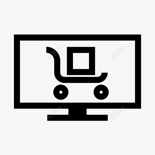 电视屏幕推车携带电视图标svg_新图网 https://ixintu.com 携带 电视 电视屏幕图标 电视屏幕推车