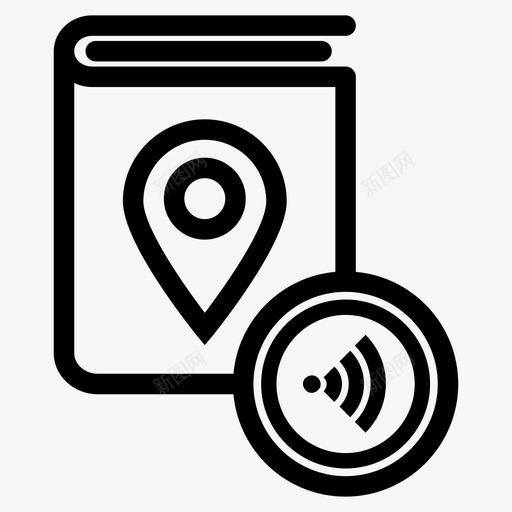 通讯录广播地点电视广播图标svg_新图网 https://ixintu.com 地点 电视广播 通讯录广播