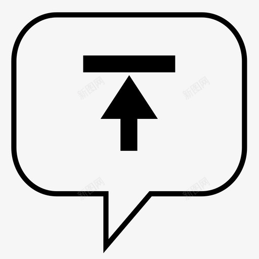 上传聊天泡泡说话图标svg_新图网 https://ixintu.com 上传聊天 泡泡 聊天 说话