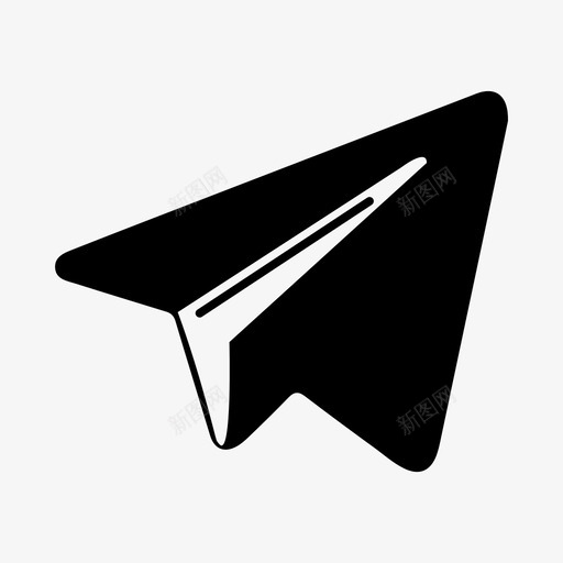 纸飞机飞机飞行图标svg_新图网 https://ixintu.com 发送 纸飞机 飞机 飞行