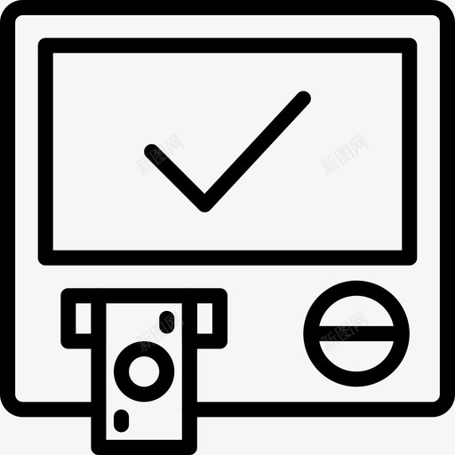 atmatm机商业图标svg_新图网 https://ixintu.com atm atm机 smashicons商业2大纲 商业 营销 金融