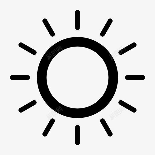 晴-天气svg_新图网 https://ixintu.com 晴-天气 天气