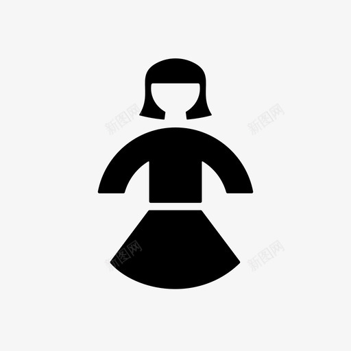 女厕所性标牌图标svg_新图网 https://ixintu.com 厕所 女厕所 性 有机农场 标牌