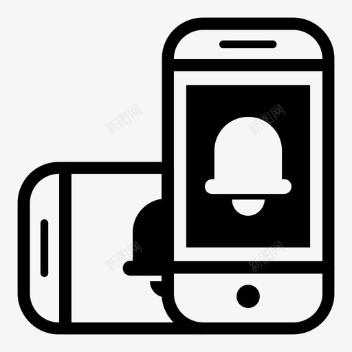 智能手机通知模型智能手机模型1图标svg_新图网 https://ixintu.com 智能手机模型1 智能手机通知 模型