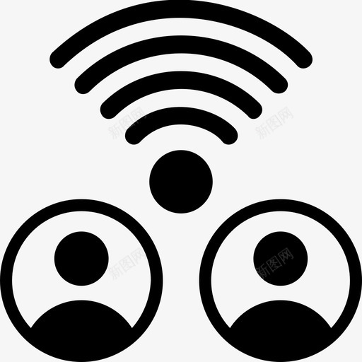 协作组人员图标svg_新图网 https://ixintu.com 人员 协作 团队 用户 组 网络和通信实心图标