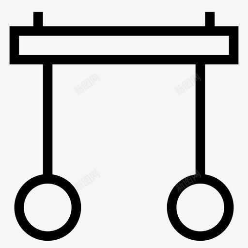 奥运会体操体操比赛图标svg_新图网 https://ixintu.com 体操 体操比赛 体育 体育健身线图标 奥运会
