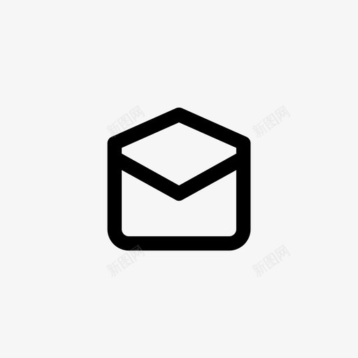 信封电子邮件阅读图标svg_新图网 https://ixintu.com 信封 基本界面 用户界面 电子邮件 阅读