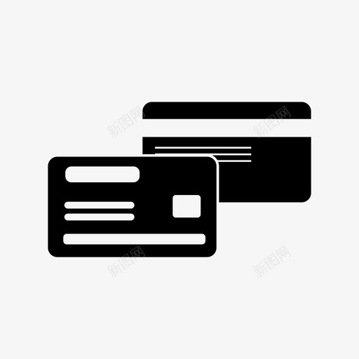 信用卡借记卡visa卡图标svg_新图网 https://ixintu.com visa卡 信用卡 借记卡