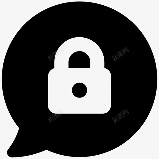 隐私锁私人图标svg_新图网 https://ixintu.com 私人 锁 隐私
