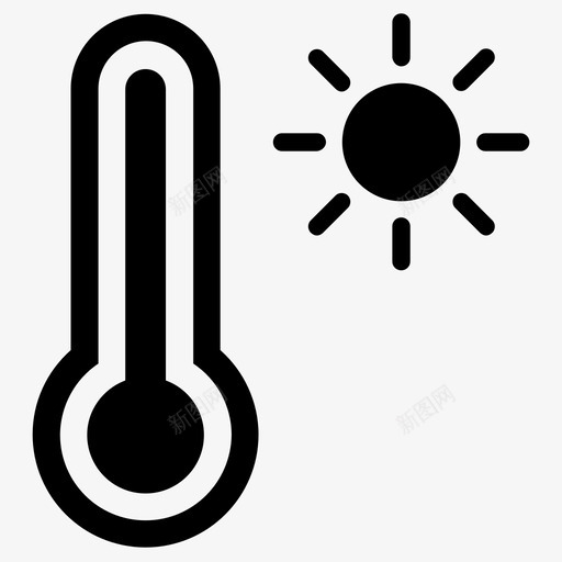 夏天热图标svg_新图网 https://ixintu.com 夏天 热