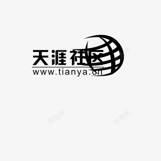 天涯社区CDR8svg_新图网 https://ixintu.com 天涯社区CDR8
