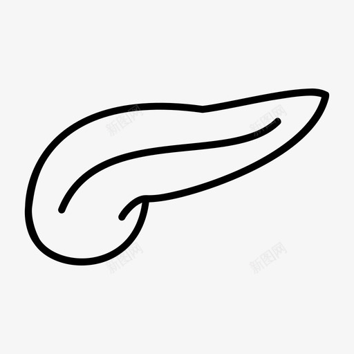 胰腺缓存酶图标svg_新图网 https://ixintu.com 器官 活动 激素 缓存 胰腺 酶