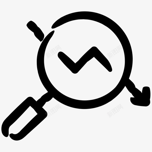 分析业务分析减少图标svg_新图网 https://ixintu.com 下降 业务分析 便利业务第5卷 减少 分析