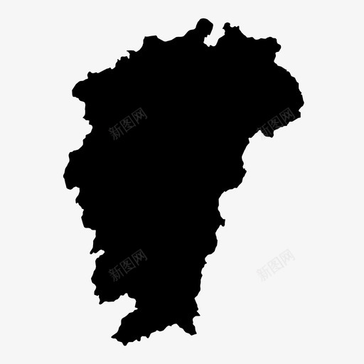 中国江西省江西省地图图标svg_新图网 https://ixintu.com 中国各省 中国江西省 地图 江西省