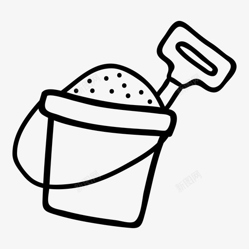玩具沙子图标svg_新图网 https://ixintu.com 沙子 玩具