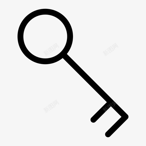 钥匙门锁密码图标svg_新图网 https://ixintu.com 安全 密码 钥匙 门锁