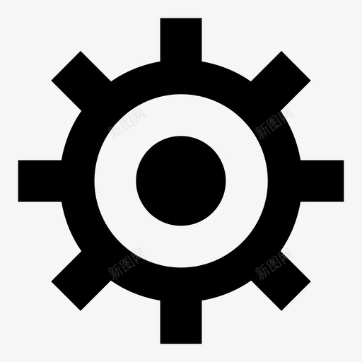 齿轮工业维修工具图标svg_新图网 https://ixintu.com 工业 服务工具包 系统选项 维修工具 设置 齿轮