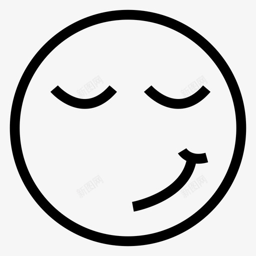 情感表情符号本质图标svg_新图网 https://ixintu.com 微笑 情感 情绪线图标 感觉 本质 脸 表情符号