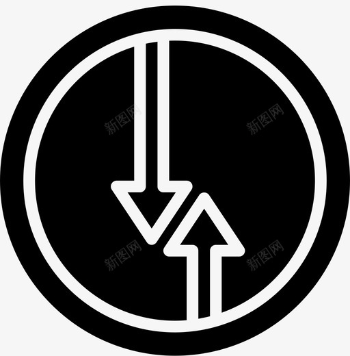 双向交通标志smashicons交通标志实心图标svg_新图网 https://ixintu.com smashicons交通标志实心 双向交通 标志