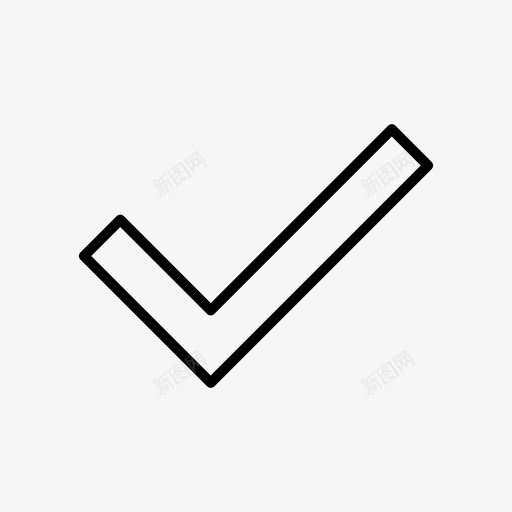 选中标记接受确定图标svg_新图网 https://ixintu.com ui元素2 勾选 接受 是 确定 选中标记