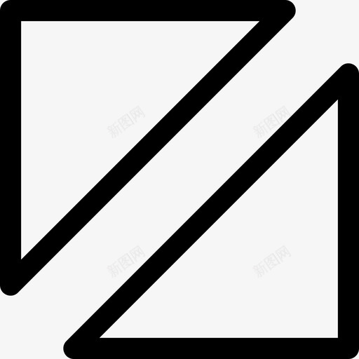 矩形箭头花色图标svg_新图网 https://ixintu.com 半 图案 形状图案 矩形 箭头 花色