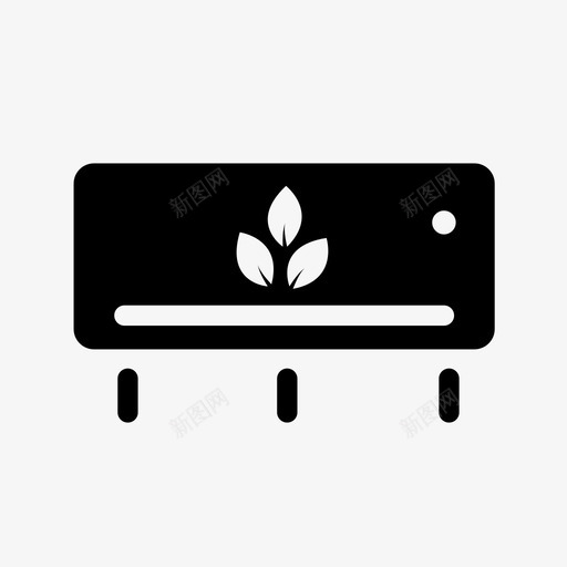 生态空调空调空调机组图标svg_新图网 https://ixintu.com 分体式空调 生态 生态空调 空调 空调机组