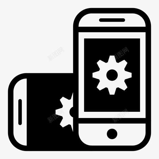 智能手机设置模型智能手机模型1图标svg_新图网 https://ixintu.com 智能手机模型1 智能手机设置 模型