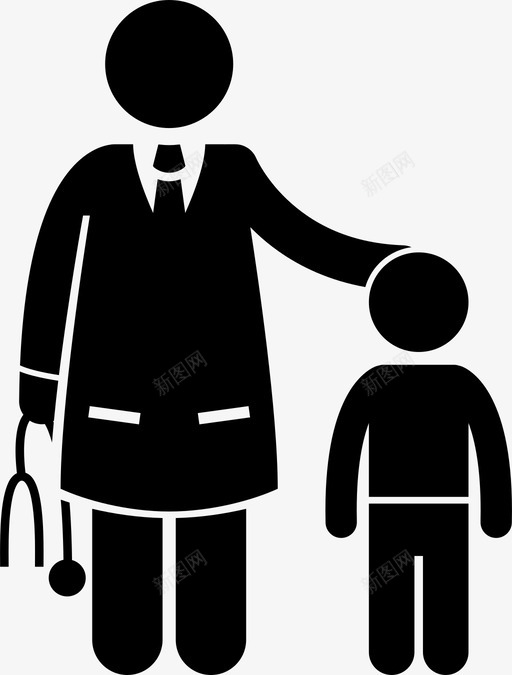 儿科医生儿童医疗保健医院工作职业生涯图标svg_新图网 https://ixintu.com 儿科医生 儿童 医疗保健医院工作职业生涯