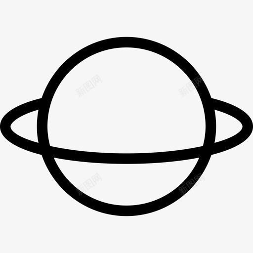 行星地球科学图标svg_新图网 https://ixintu.com 地球 太空 宇宙 科学 科技线图标 行星