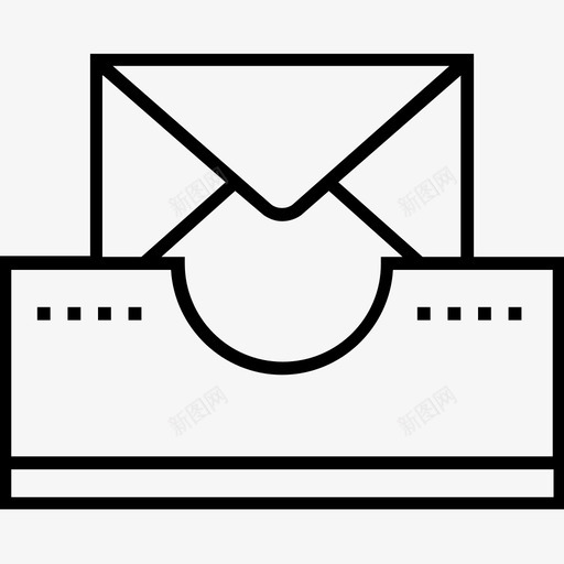 空消息收件箱通信电子邮件图标svg_新图网 https://ixintu.com 1400网页和搜索引擎优化平面线图标 电子邮件 空消息 空消息收件箱 通信