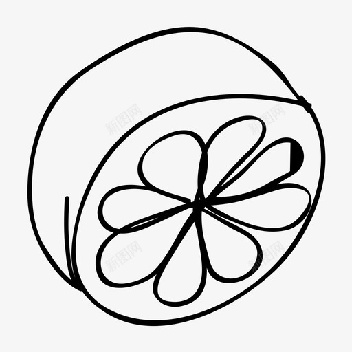 橘子食物水果图标svg_新图网 https://ixintu.com 橘子 水果 食物