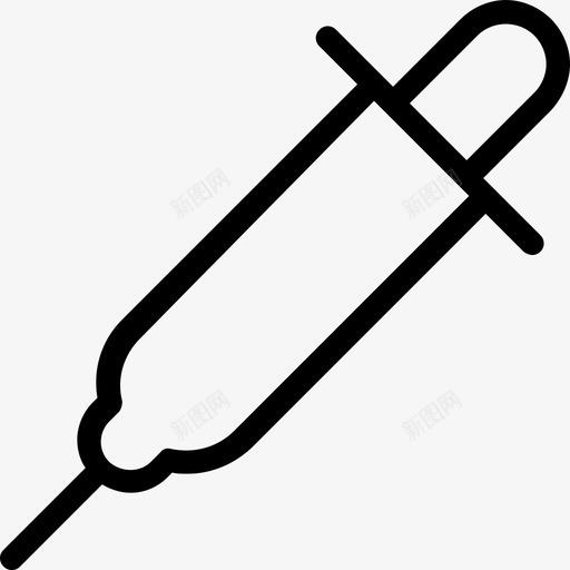 滴管化学滴管颜色选择器图标svg_新图网 https://ixintu.com 化学滴管 吸管 实验室工具 滴管 科学和技术线图标 颜色选择器