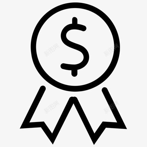 商业奖成就财务图标svg_新图网 https://ixintu.com 商业和财务概要 商业奖 成就 荣誉 财务