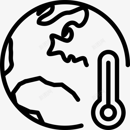 全球变暖生态学环境图标svg_新图网 https://ixintu.com 全球变暖 史密克生态概要 环境 生态学 自然
