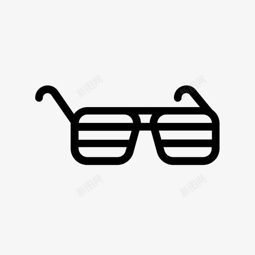 太阳眼镜海滩假日图标svg_新图网 https://ixintu.com 假日 夏天 夏日海滩 太阳眼镜 海滩