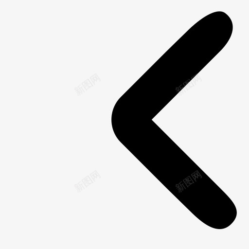 单箭头左svg_新图网 https://ixintu.com 单箭头左