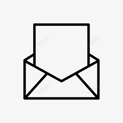 公开信信封邮件图标svg_新图网 https://ixintu.com 信封 公开信 留言 邮件