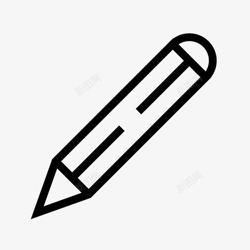 铅笔编辑写作图标svg_新图网 https://ixintu.com 写作 编辑 铅笔 铅笔和钢笔