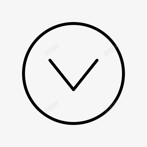 向下圆箭头向下箭头加载图标svg_新图网 https://ixintu.com 加载 向下圆箭头 向下箭头 指针 播放器
