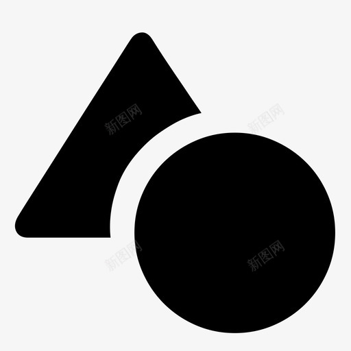 几何图形svg_新图网 https://ixintu.com 几何图形 三角形 圆形