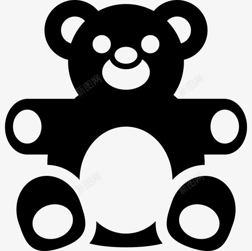 泰迪熊动物圣诞节图标svg_新图网 https://ixintu.com 动物 圣诞节 泰迪熊