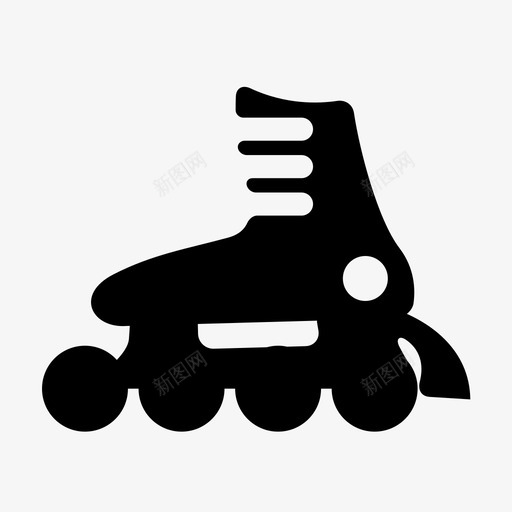 轮滑svg_新图网 https://ixintu.com 轮滑 sport