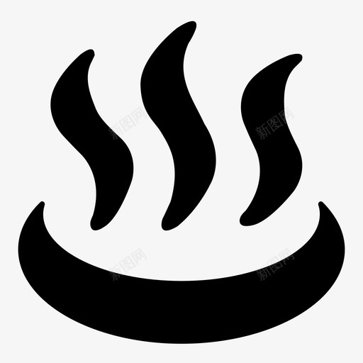 温泉日式地图符号图标svg_新图网 https://ixintu.com 地图符号 日式 温泉