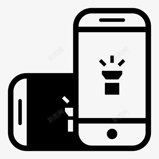 智能手机手电筒模型智能手机模型1图标svg_新图网 https://ixintu.com 智能手机手电筒 智能手机模型1 模型