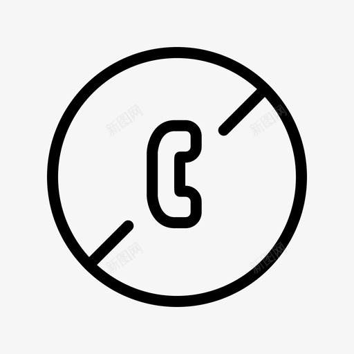 禁止使用手机手机电话图标svg_新图网 https://ixintu.com 严禁手机 手机 电话 禁止使用手机 禁止包装