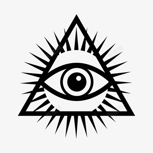 照亮眼睛照明图标svg_新图网 https://ixintu.com 亮度 照亮 照明 玛雅人 眼睛
