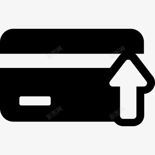 信用卡和箭商业塑料货币图标svg_新图网 https://ixintu.com 信用卡和箭 商业 塑料货币