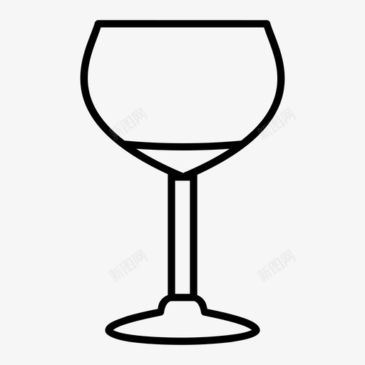 马提尼杯饮料鸡尾酒图标svg_新图网 https://ixintu.com 玻璃杯 饮料 马提尼杯 鸡尾酒