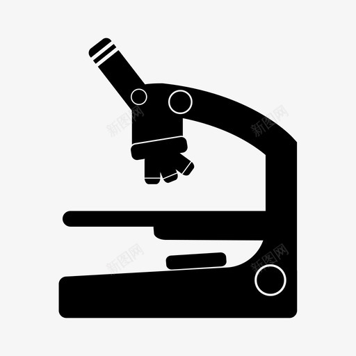 显微镜研究科学图标svg_新图网 https://ixintu.com 显微镜 测试 研究 科学
