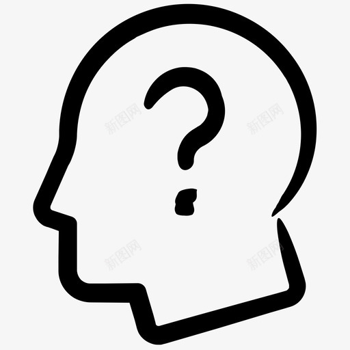 问题问号便利商务卷5图标svg_新图网 https://ixintu.com 便利商务卷5 问号 问题